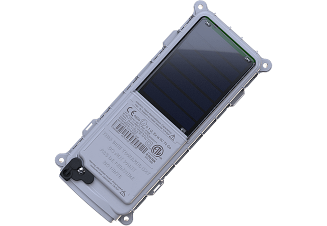 GPS satelital con panel solar